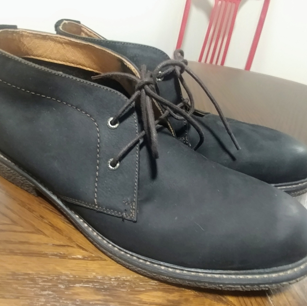 Lucky Brand Black Mason Chukka Boots, Size 12M